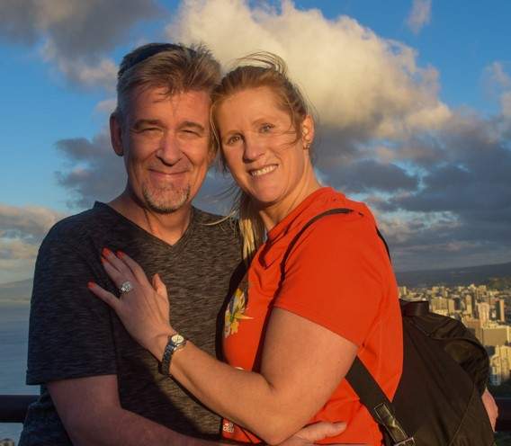 Engaged on Diamond Head Waikiki