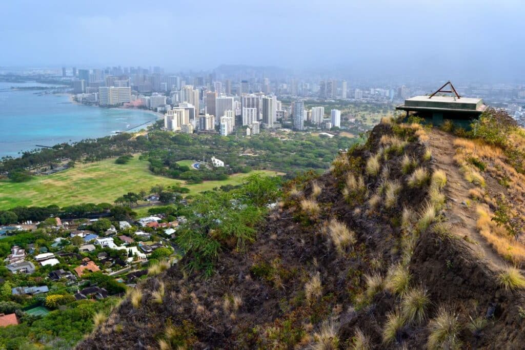 Honolulu View from Diamond Head