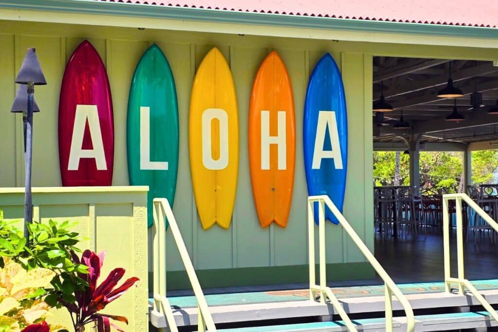 Hawaii Surf Boards Aloha Lava Lava Beach Club Big island